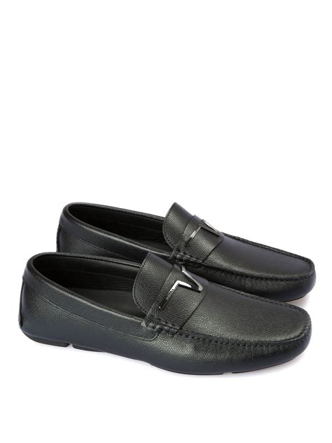 versace collection logo plaque loafers|Men's Loafers & Slippers Collection .